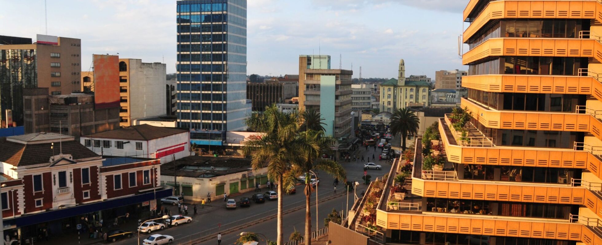 Høye bygninger i Nairobi