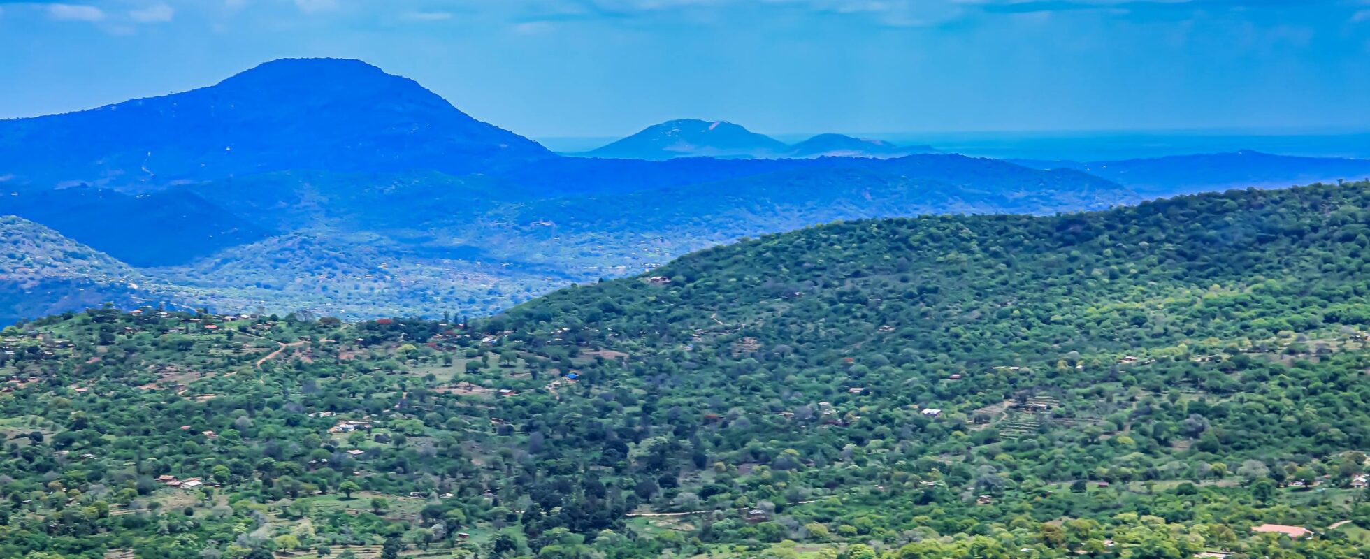 Utsikt over Taita Hills Kenya