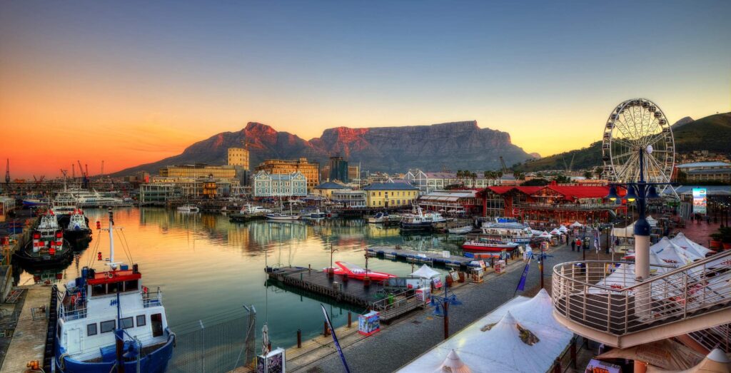 Havnen i Cape Town, Sør-Afrika