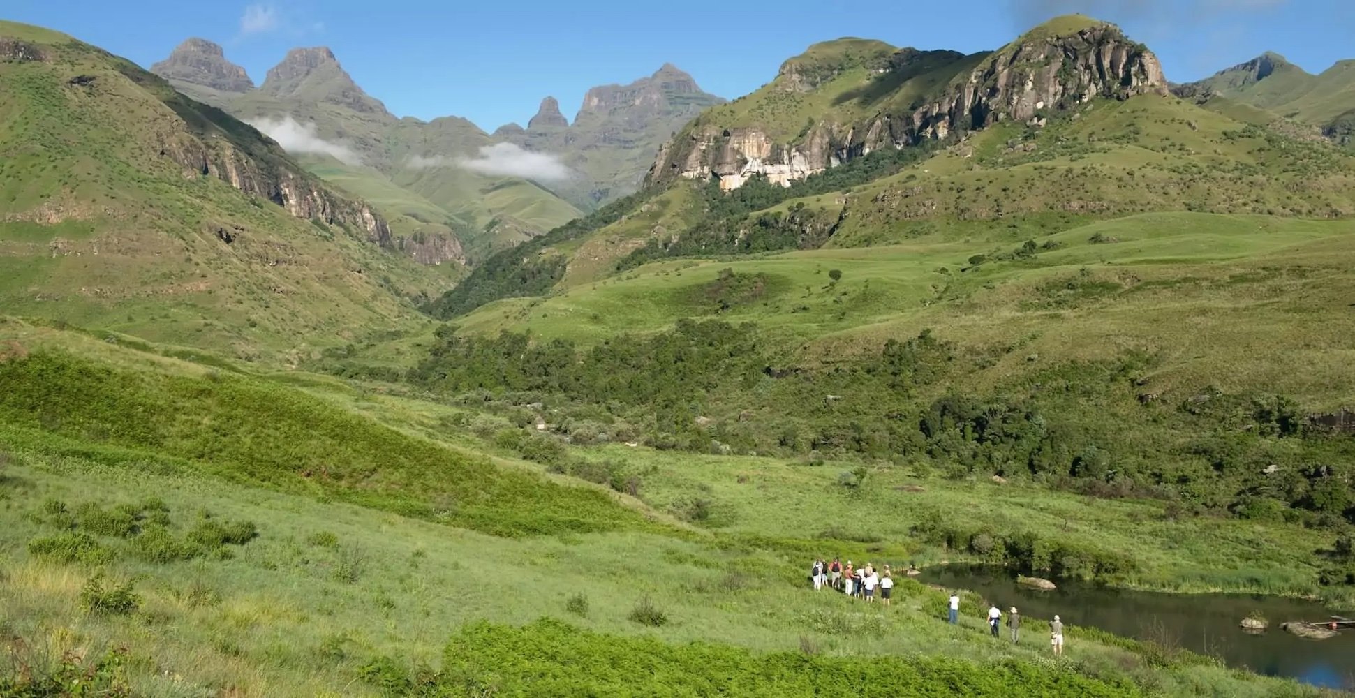 Vandring i Drakensberg-fjellene
