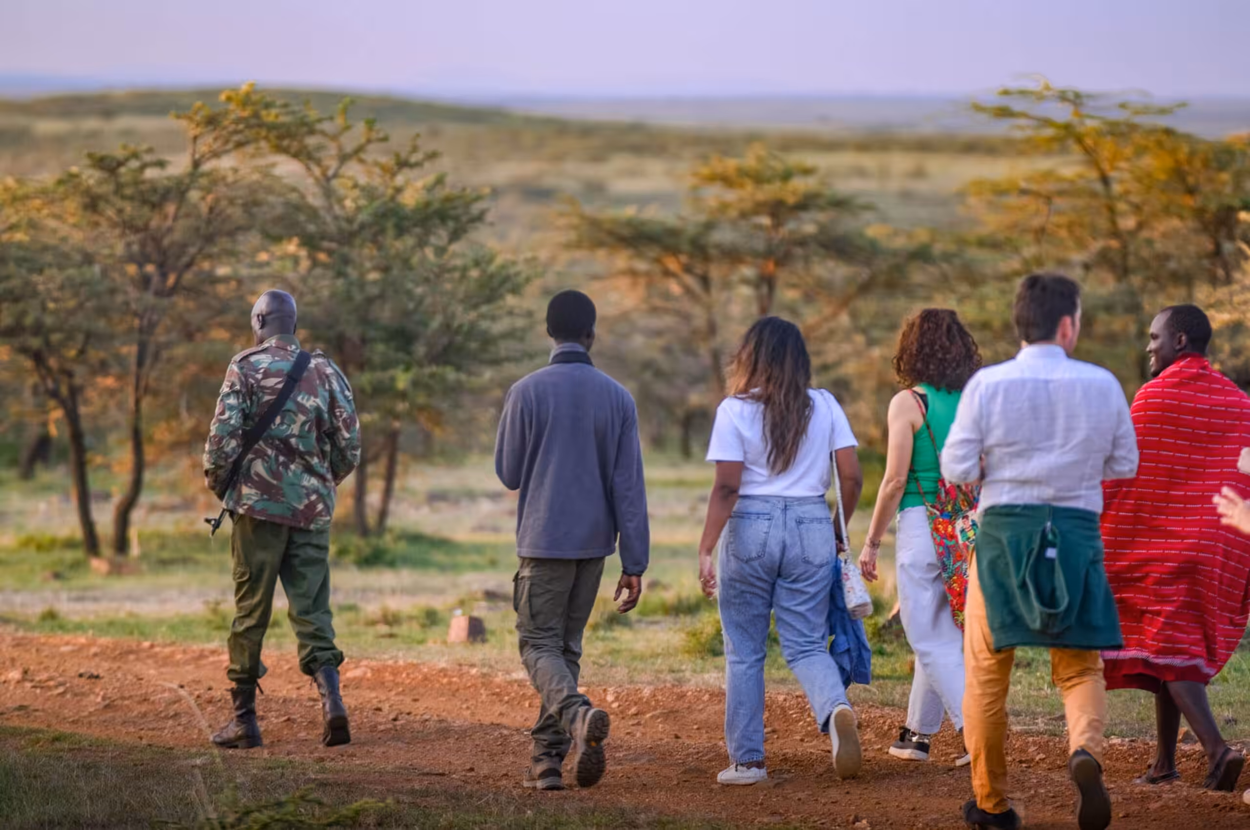 Safari til fots i Zebra Plains