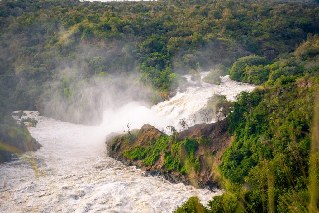 Brusende fossefall Murchison falls