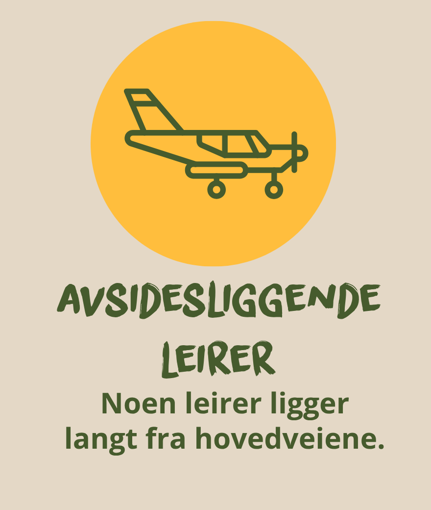 Et småfly tar deg til avsidesliggende safarileirer i Botswana, langt fra hovedveiene.